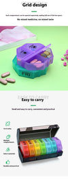Moisture-Proof Weekly Pill Organizer