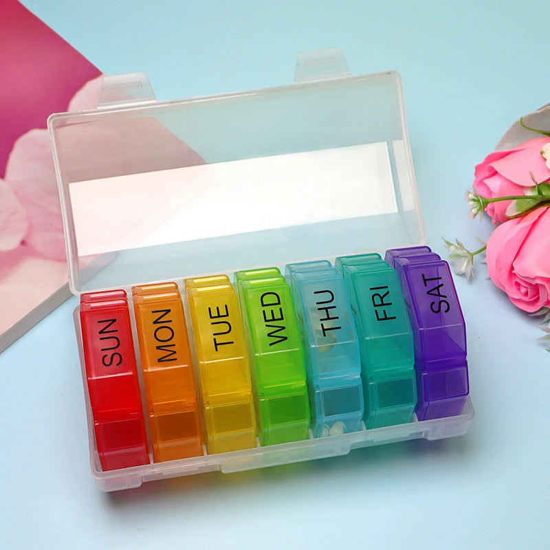 Moisture-Proof Weekly Pill Organizer