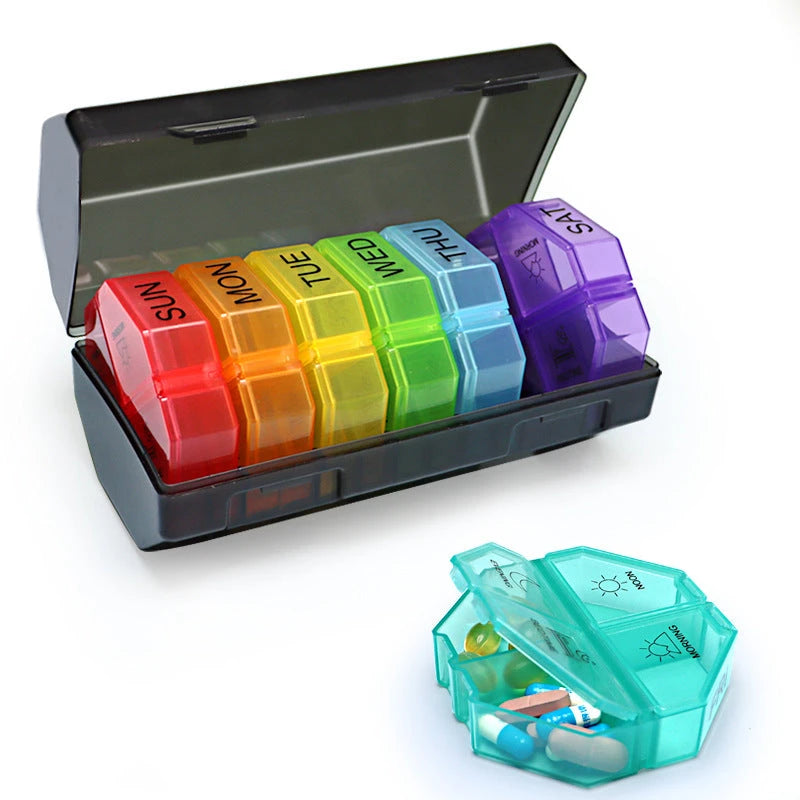 Moisture-Proof Weekly Pill Organizer
