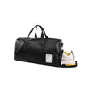 Business PU Leather Sports Gym Bag