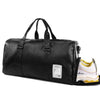 Business PU Leather Sports Gym Bag