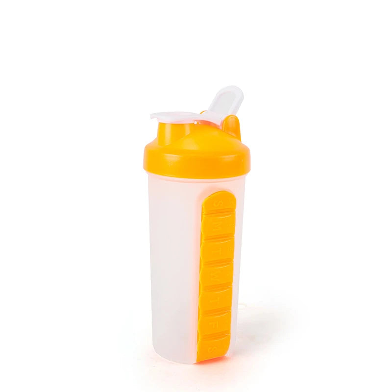 Daily Vital Two-in-One Pill Box Sports Shaker Cup
