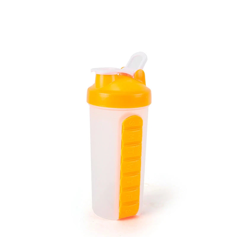 Daily Vital Two-in-One Pill Box Sports Shaker Cup