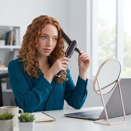 Portable Wireless Hair Straightening Comb