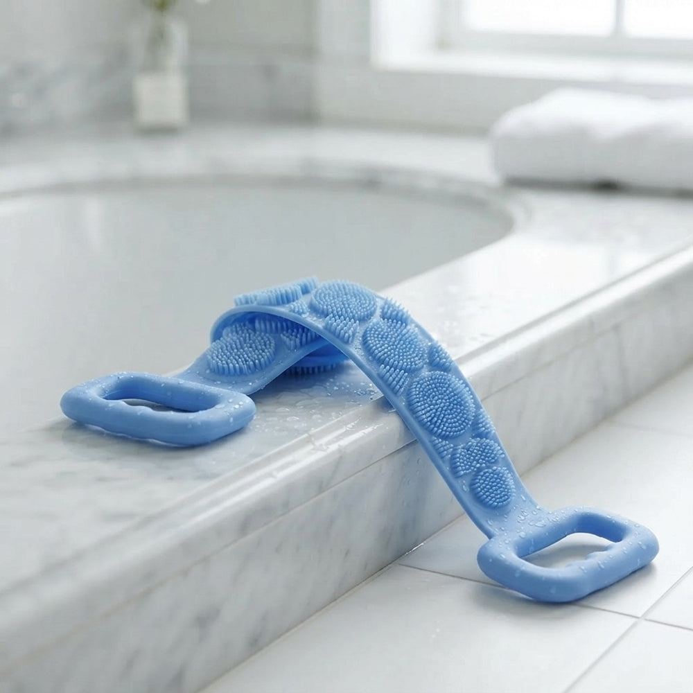Silicone Exfoliating Back Scrubber Strap