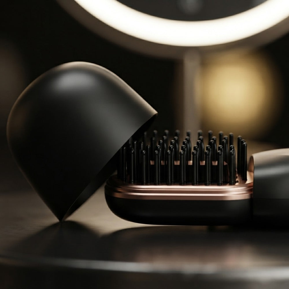 Wireless Portable Hair Straightening Comb