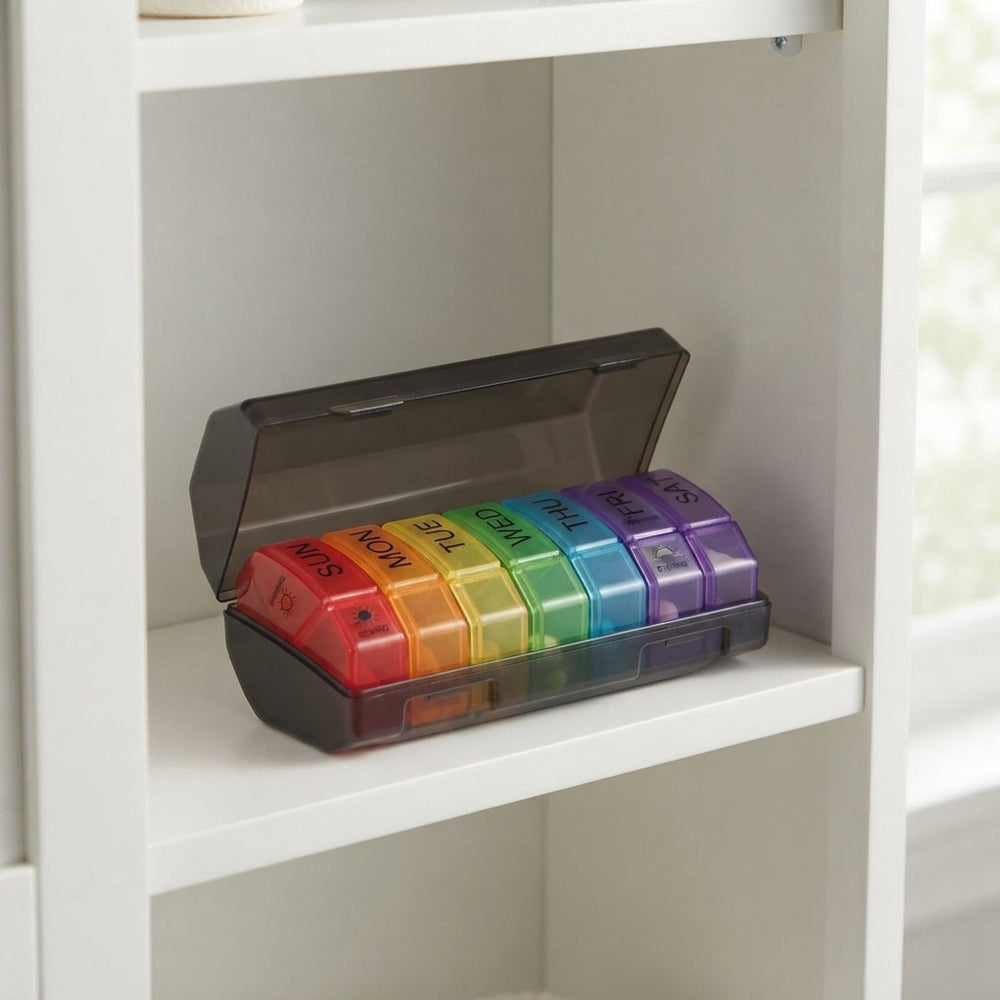 Moisture-Proof Weekly Pill Organizer