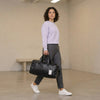 Business PU Leather Sports Gym Bag